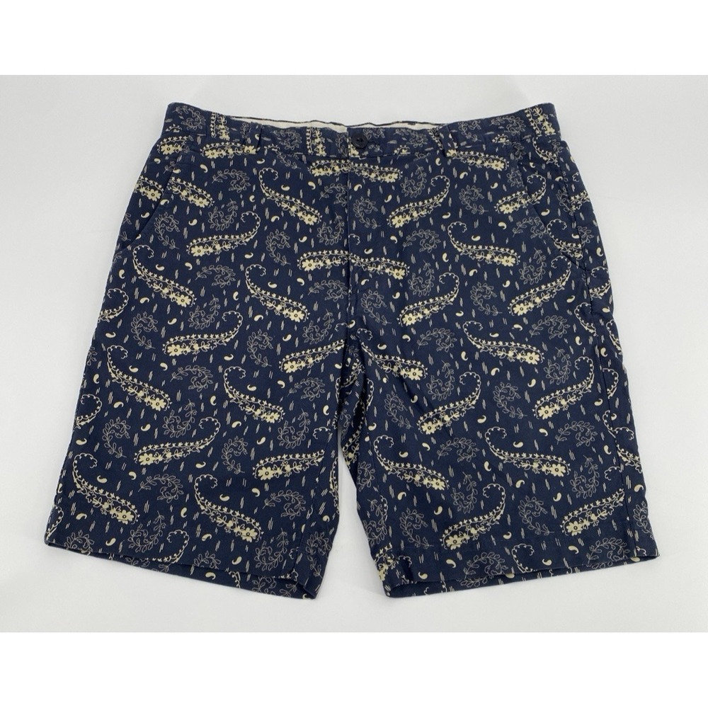 BROOKS BROTHERS "Red Fleece" shorts size 33 Paisley and Floral print Slim fit